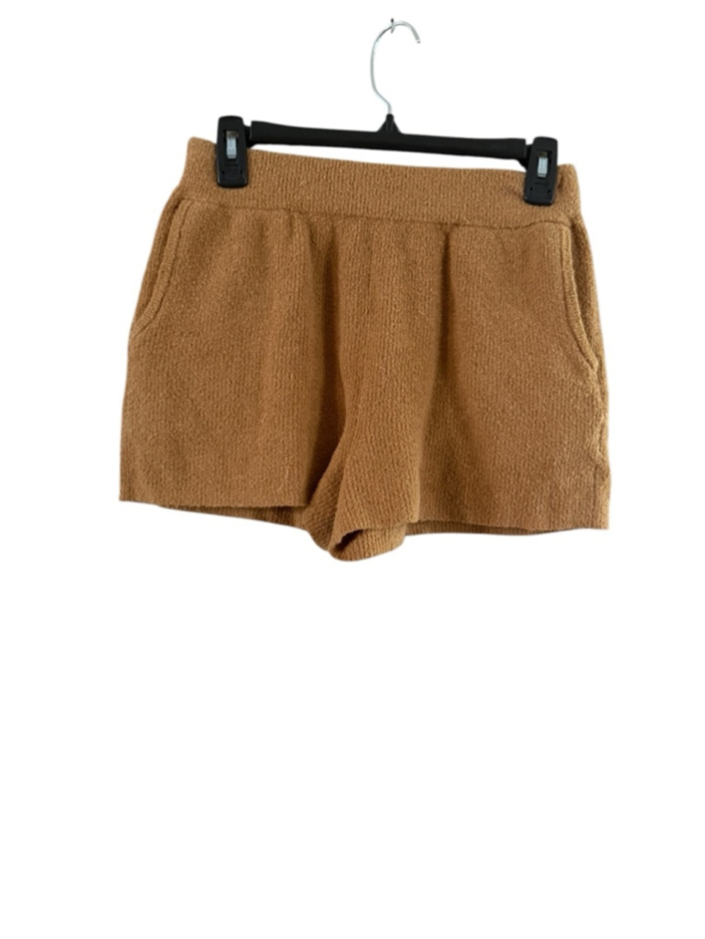 Women's Madewell Brown Knit Pull-On Shorts XXS - Picture 9 of 10